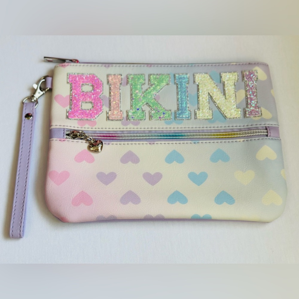 3 for $15! Miss Gwen's OMG Accessories Glitter Bikini Cosmetic Case